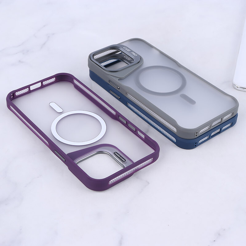 قاب مگ سیف Case.Pro آیفون iPhone 13 Pro Max استندشو پشت مات - 4