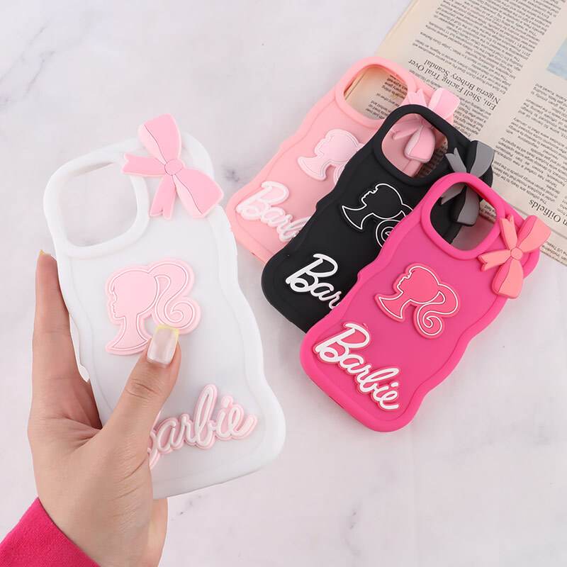 قاب موج دار آیفون iPhone 16 Pro Max طرح Barbie برجسته - 2