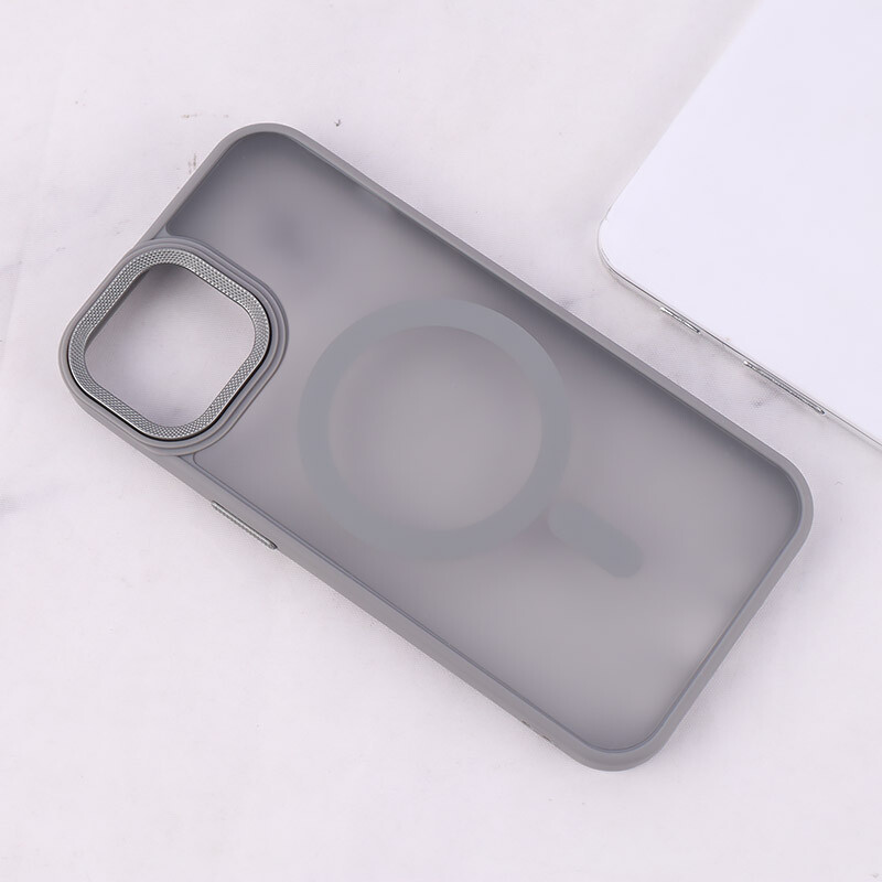 قاب PC مگ سیف آیفون iPhone 13 / 14 پشت مات محافظ لنز متال - 6
