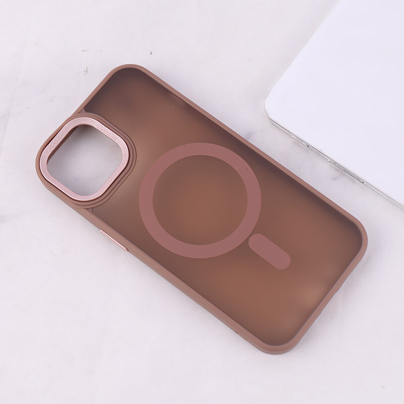 قاب PC مگ سیف آیفون iPhone 13 / 14 پشت مات محافظ لنز متال - 7
