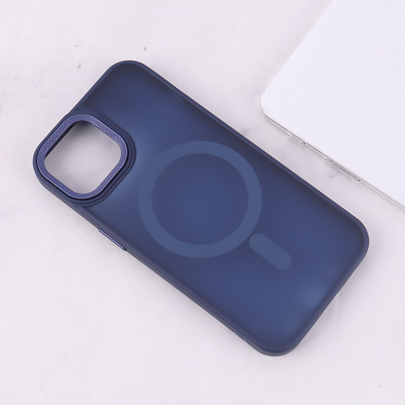 قاب PC مگ سیف آیفون iPhone 13 / 14 پشت مات محافظ لنز متال - 8