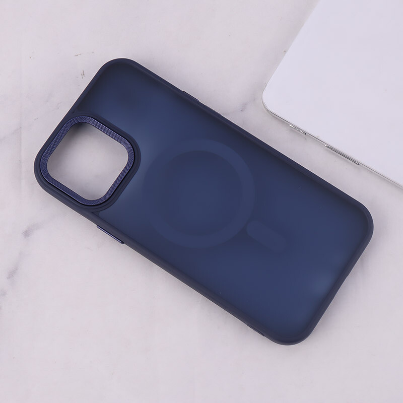 قاب PC مگ سیف آیفون iPhone 13 Pro Max پشت مات محافظ لنز متال - 8