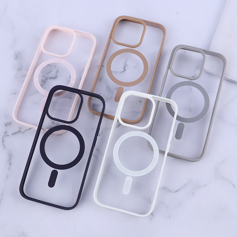 قاب PC مگ سیف آیفون iPhone 14 Pro دور رنگی - 2