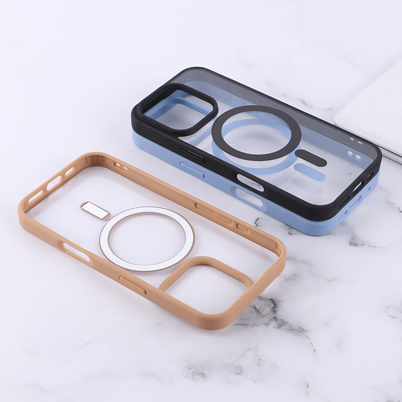 قاب PC مگ سیف آیفون iPhone 16 Pro دور رنگی - 6