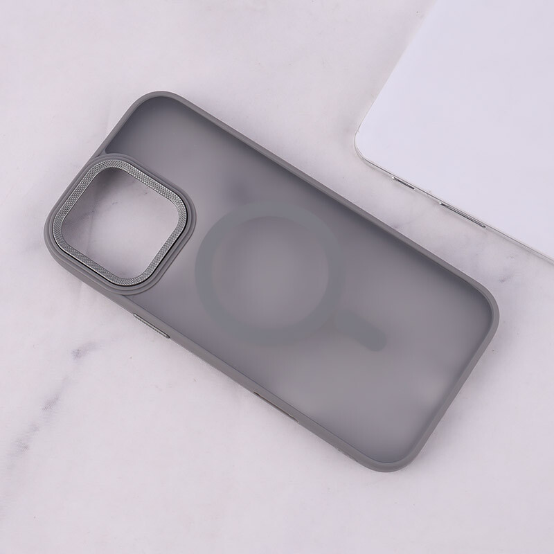 قاب PC مگ سیف آیفون iPhone 16 Pro Max پشت مات محافظ لنز متال - 8
