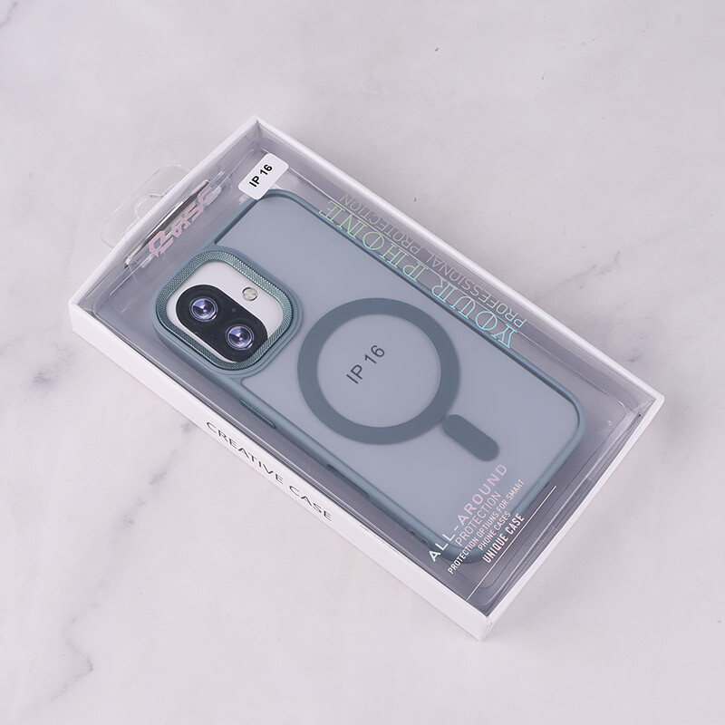 قاب PC مگ سیف آیفون iPhone 16 پشت مات محافظ لنز متال - 4