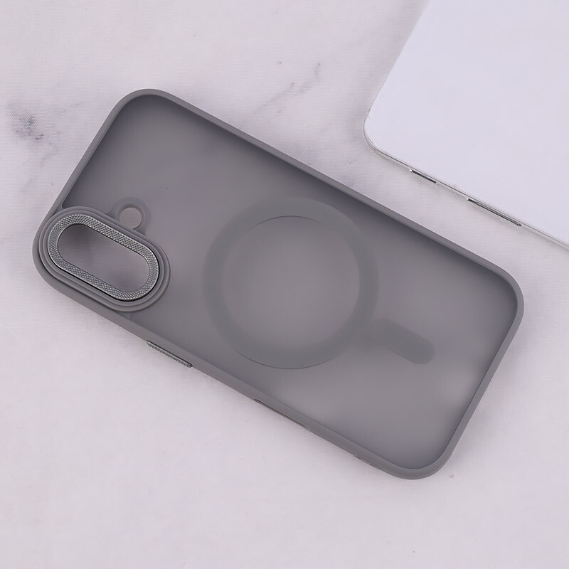 قاب PC مگ سیف آیفون iPhone 16 پشت مات محافظ لنز متال - 8
