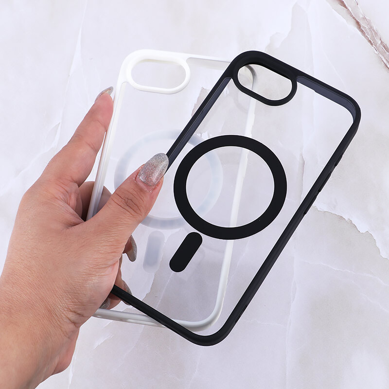 قاب PC مگ سیف آیفون iPhone 16e دور رنگی - 2