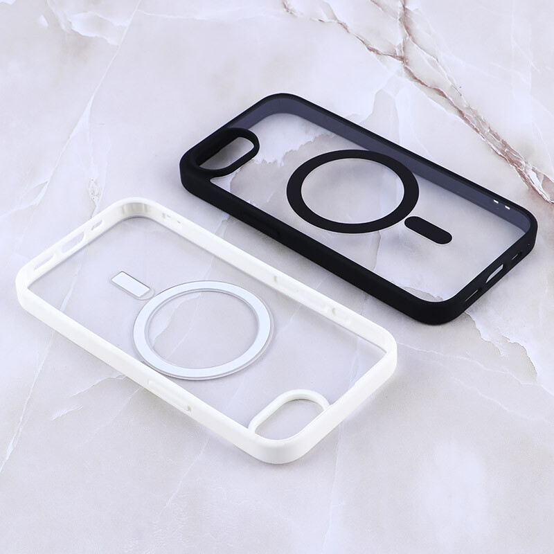 قاب PC مگ سیف آیفون iPhone 16e دور رنگی - 3
