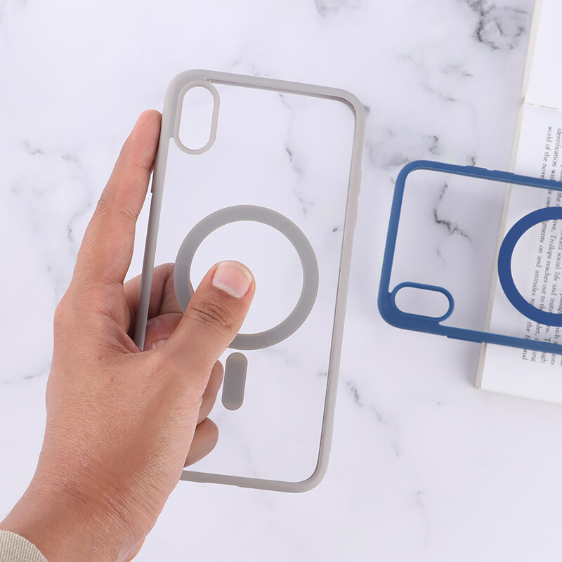 قاب PC مگ سیف آیفون XS Max دور رنگی - 2