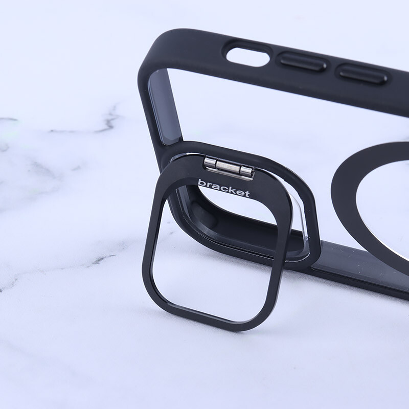 قاب PC مگ سیف Bracket آیفون iPhone 11 Pro استندشو با محافظ لنز رینگی - 3