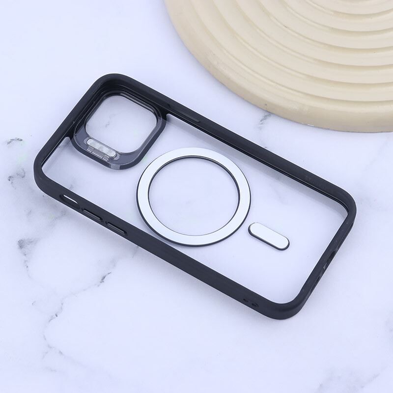 قاب PC مگ سیف Bracket آیفون iPhone 11 Pro استندشو با محافظ لنز رینگی - 4