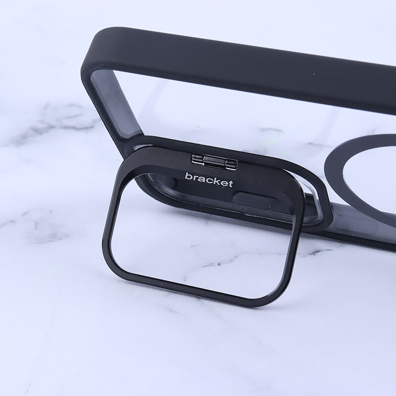 قاب PC مگ سیف Bracket سامسونگ Galaxy S23 FE 5G استندشو با محافظ لنز رینگی - 2