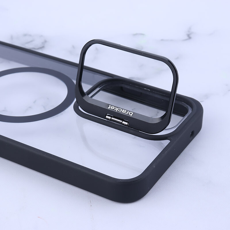 قاب PC مگ سیف Bracket سامسونگ Galaxy S23 FE 5G استندشو با محافظ لنز رینگی - 7