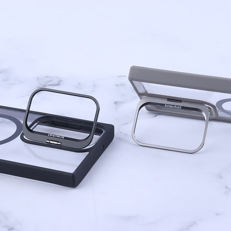 قاب PC مگ سیف Bracket سامسونگ Galaxy S23 Ultra استندشو با محافظ لنز رینگی - 5