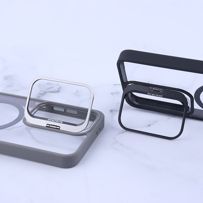 قاب PC مگ سیف Bracket سامسونگ Galaxy S24 FE استندشو با محافظ لنز رینگی - 4