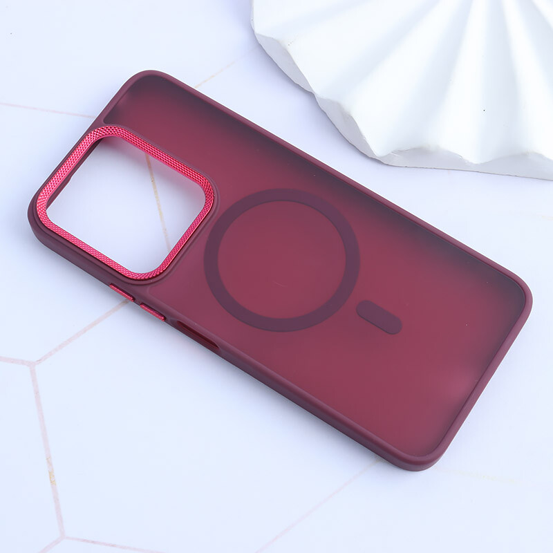 قاب PC مگ سیف شیائومی Redmi 13 4G / Redmi 13 5G پشت مات محافظ لنز متال - 2