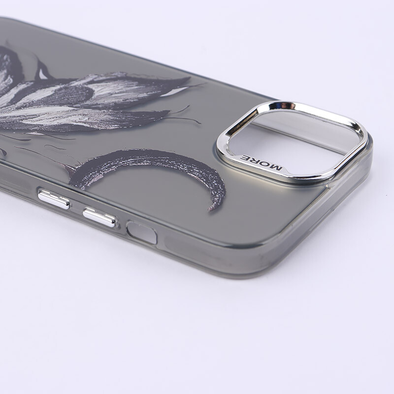 قاب PC More آیفون iPhone 13 / 14 طرح ماه و پروانه - 5