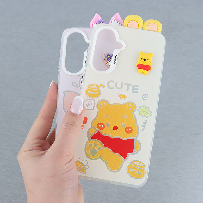 قاب PC So Cool سامسونگ Galaxy A56 عروسکی گوش دار - 3