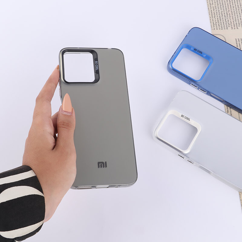 قاب PC So Cool شیائومی Redmi 12 پشت مات لوگودار - 2