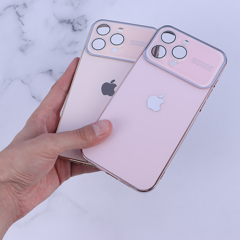 قاب پشت گلسی لیزری AG-GLASS آیفون iPhone 15 Pro Max محافظ لنزدار شیشه ای - 6