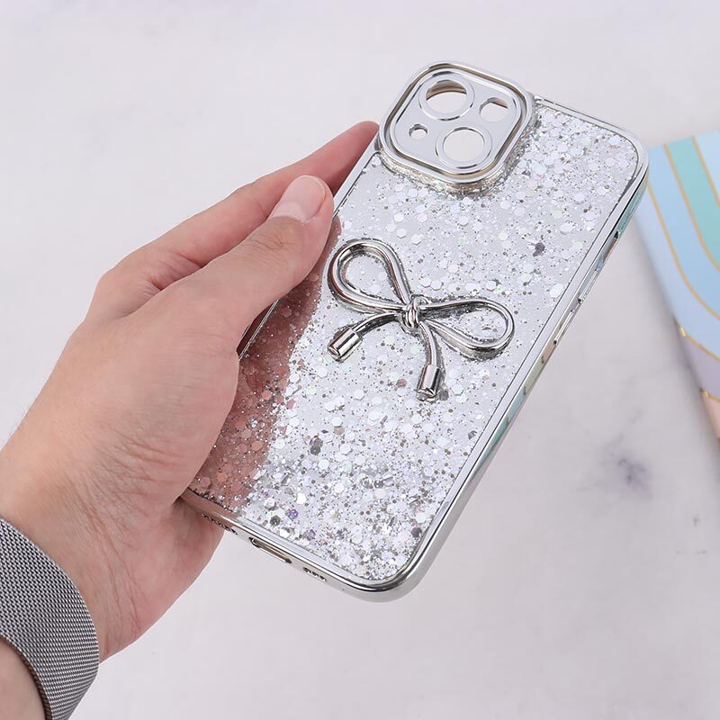 قاب پولکی آیفون iPhone 13 طرح پاپیون محافظ لنزدار - 2