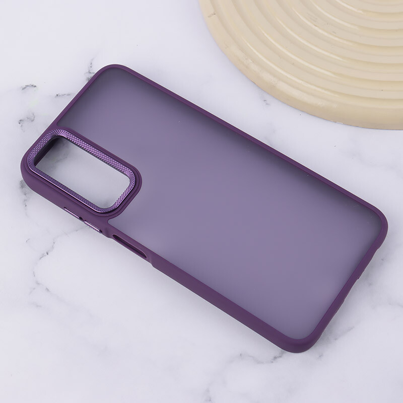 قاب سامسونگ Galaxy A05s پشت مات محافظ لنز متال