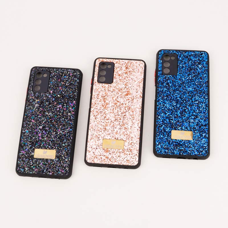 قاب شاینی Swarovski سامسونگ Galaxy A03s محافظ لنزدار - 2