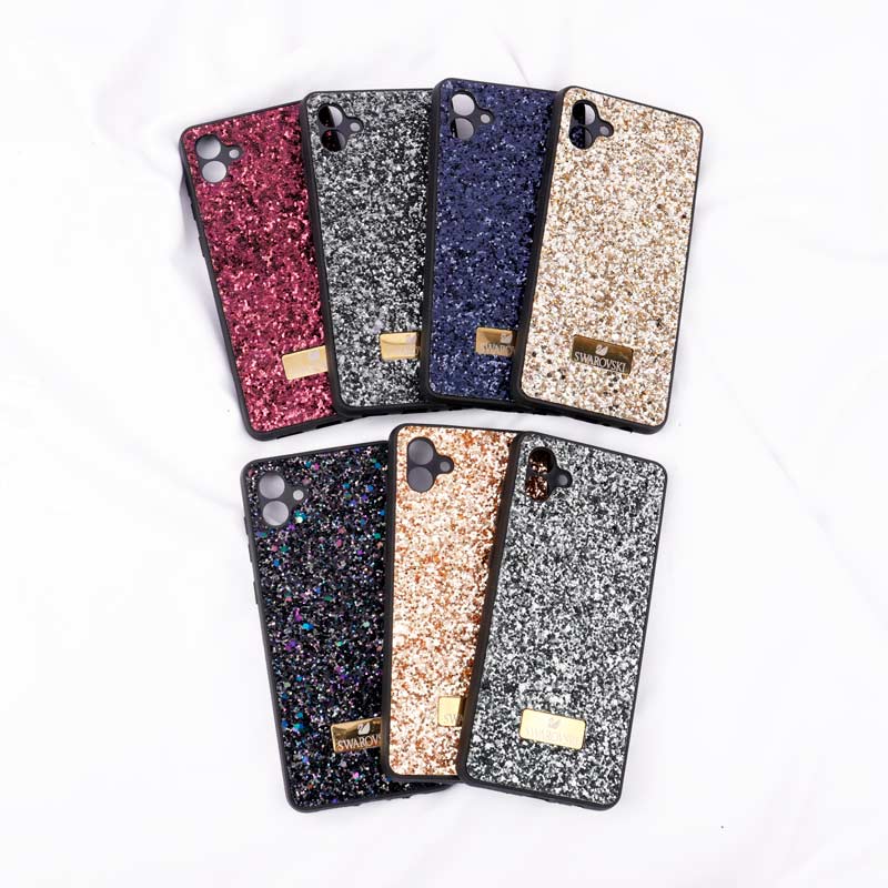 قاب شاینی Swarovski سامسونگ Galaxy A04 محافظ لنزدار - 3