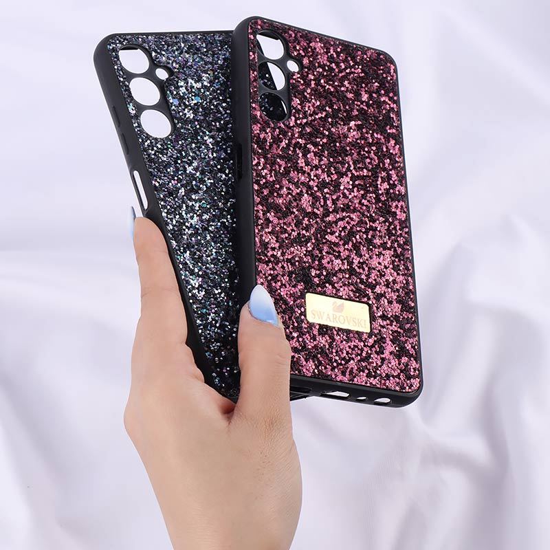 قاب شاینی Swarovski سامسونگ Galaxy A05s محافظ لنزدار - 4
