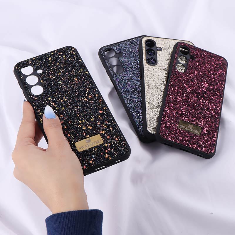 قاب شاینی Swarovski سامسونگ Galaxy A25 محافظ لنزدار - 2