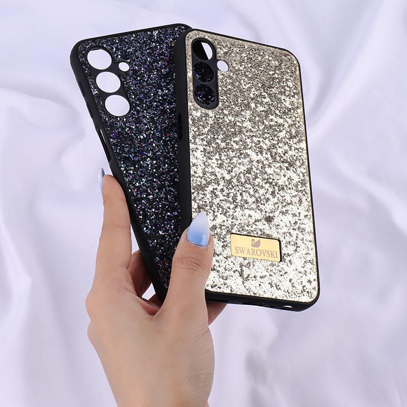 قاب شاینی Swarovski سامسونگ Galaxy A25 محافظ لنزدار - 4