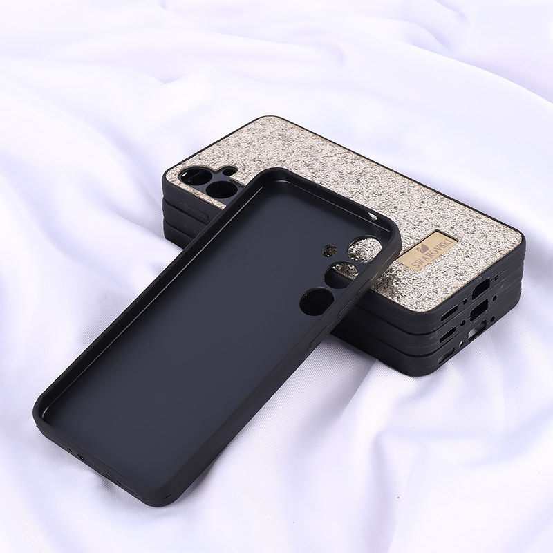 قاب شاینی Swarovski سامسونگ Galaxy A35 محافظ لنزدار - 3