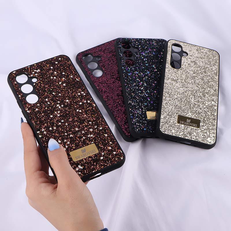 قاب شاینی Swarovski سامسونگ Galaxy A54 محافظ لنزدار - 2