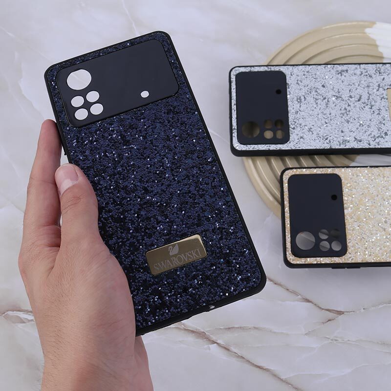 قاب شاینی Swarovski شیائومی Poco X4 Pro 5G محافظ لنزدار - 3