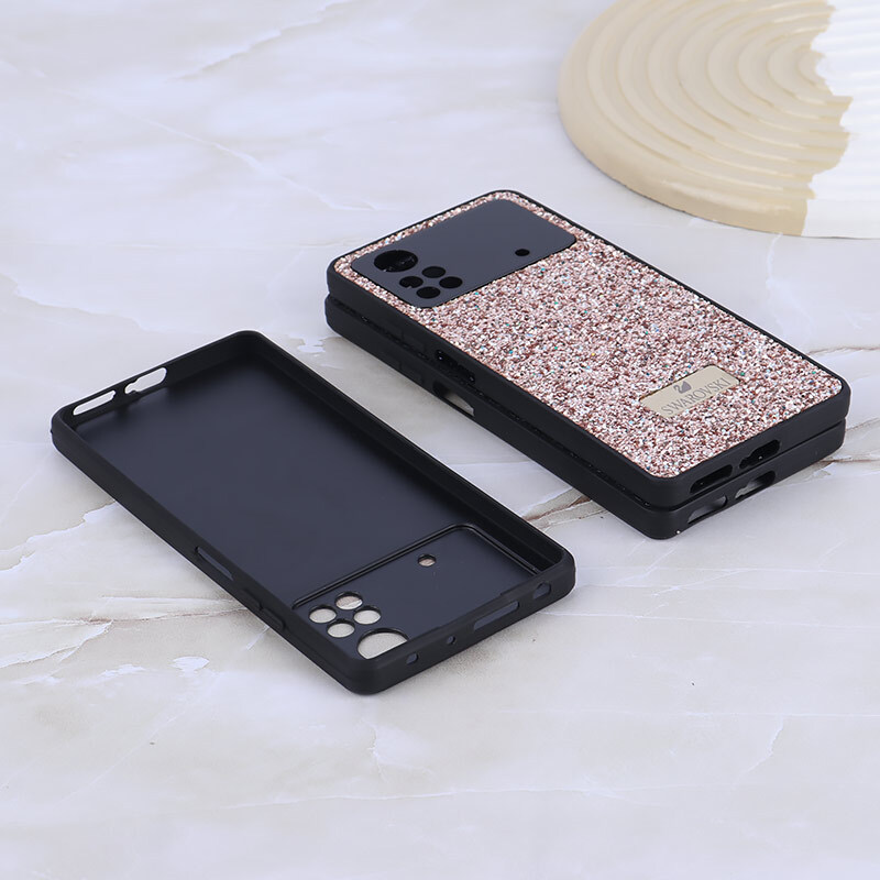 قاب شاینی Swarovski شیائومی Poco X4 Pro 5G محافظ لنزدار - 4