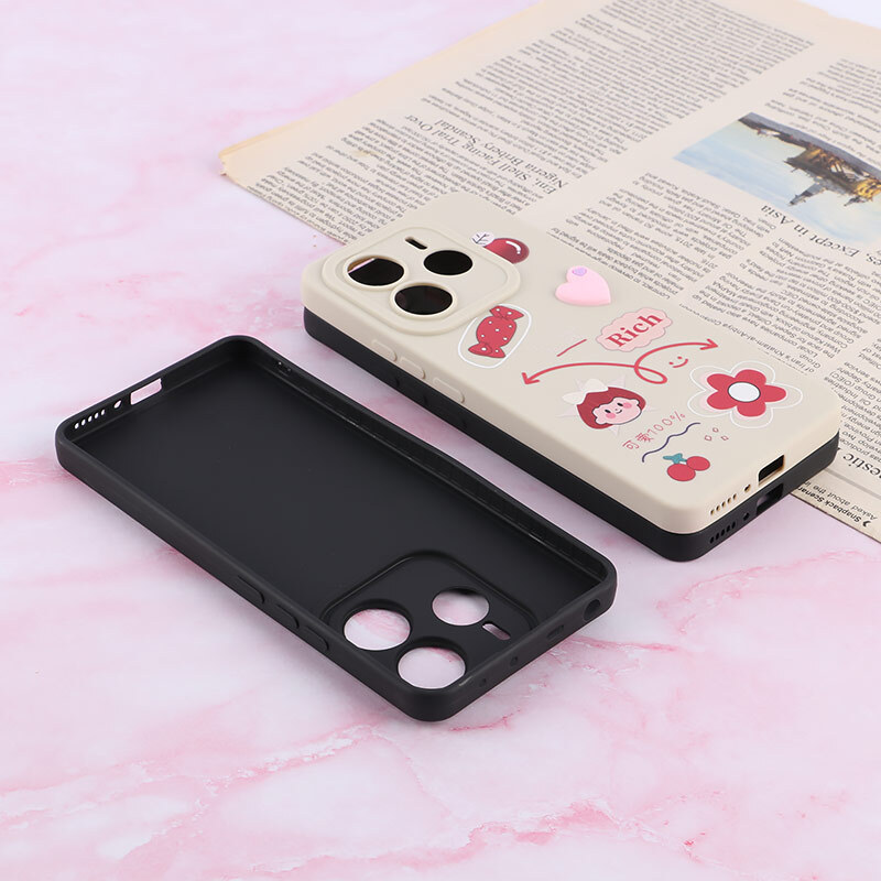 قاب شیائومی Redmi Note 14 5G عروسکی فانتزی محافظ لنزدار برجسته - 3