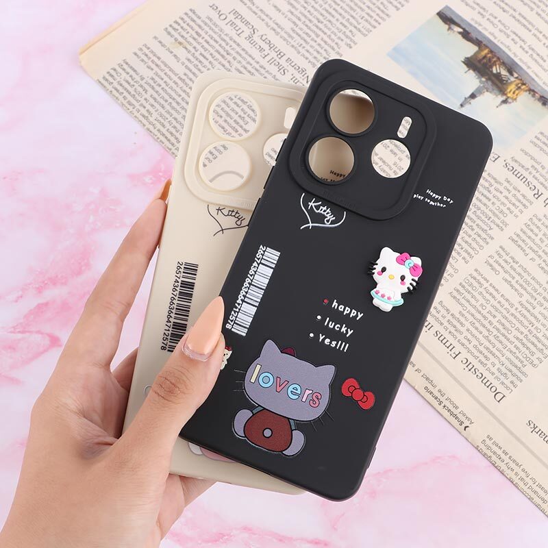 قاب شیائومی Redmi Note 14 5G عروسکی فانتزی محافظ لنزدار برجسته - 4
