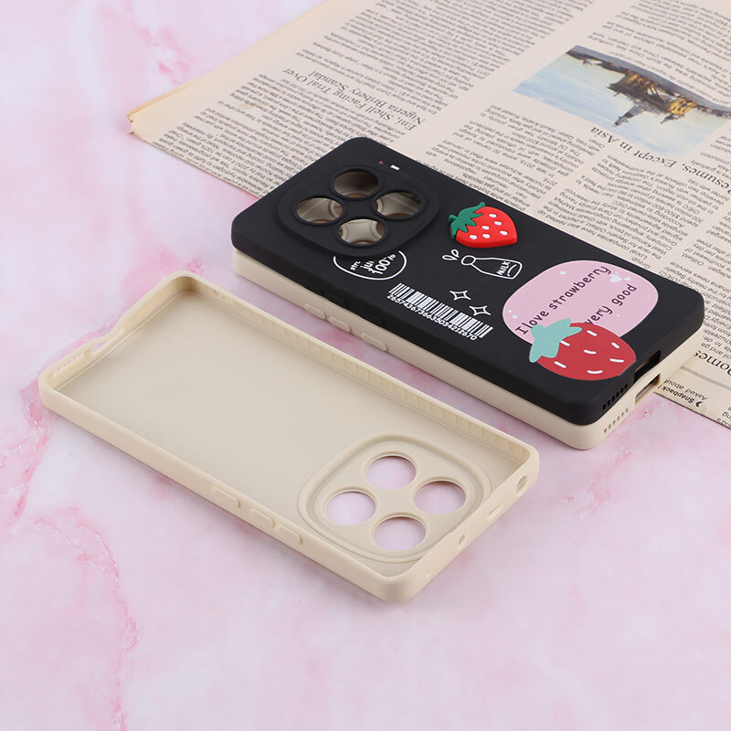 قاب شیائومی Redmi Note 14 Pro 4G عروسکی فانتزی محافظ لنزدار برجسته - 3