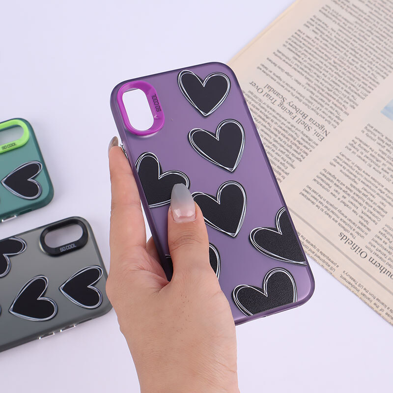 قاب So Cool آیفون X / XS طرح قلب - 2