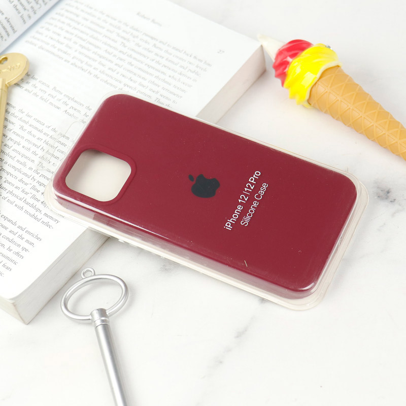 قاب سیلیکونی اصلی زیربسته آیفون iPhone 12 / 12 Pro - 8