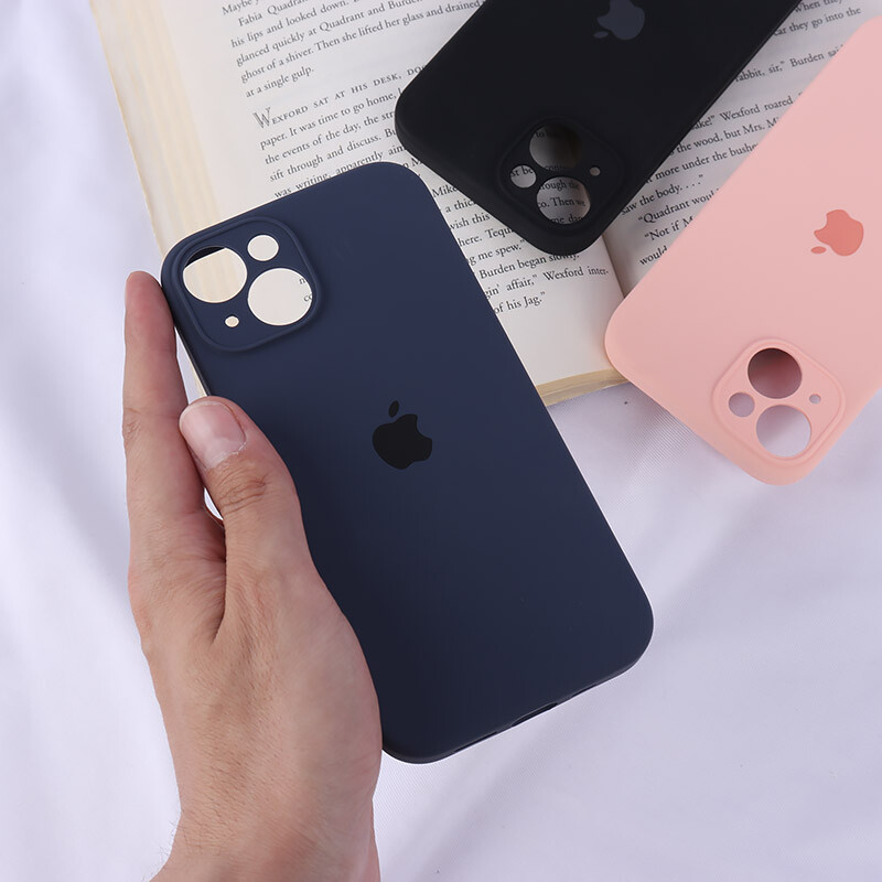 قاب سیلیکونی اصلی زیربسته آیفون iPhone 14 محافظ لنزدار - 2