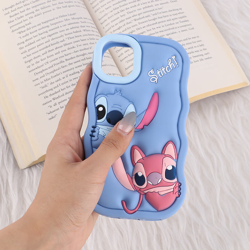 قاب سیلیکونی آیفون iPhone 11 عروسکی برجسته طرح Stitch - 2