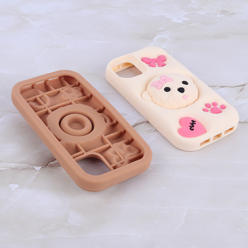 قاب سیلیکونی آیفون iPhone 11 پاپ سوکت دار طرح پودل - 3