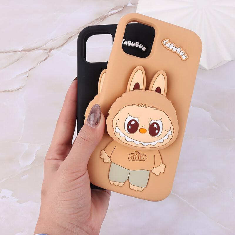 قاب سیلیکونی آیفون iPhone 11 Pro Max پاپ سوکت دار طرح Labubu کد 1 - 4