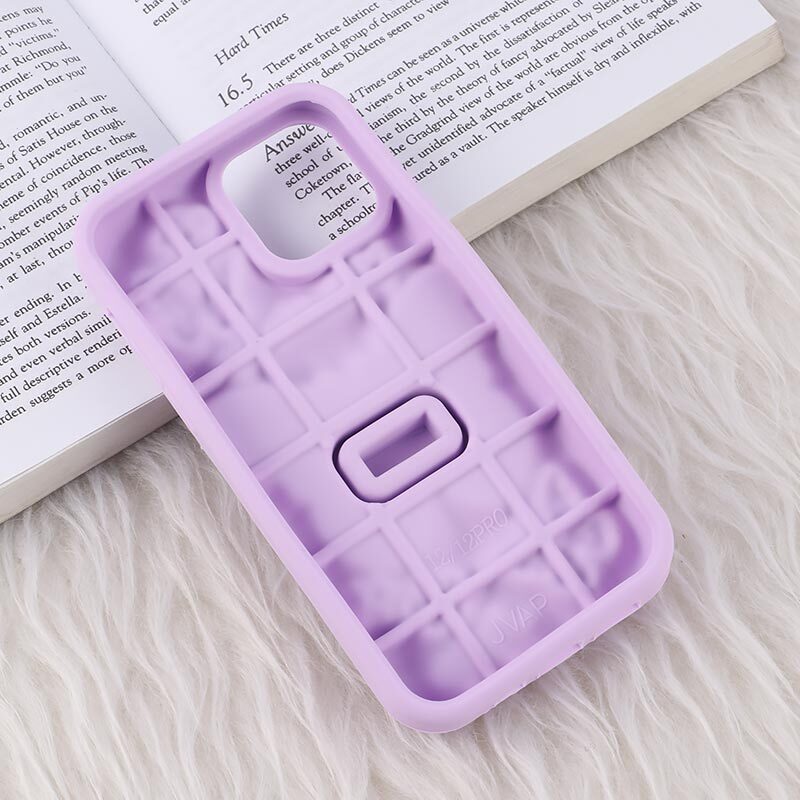قاب سیلیکونی آیفون iPhone 12 / 12 Pro پاپ سوکت دار طرح Butterfly - 3