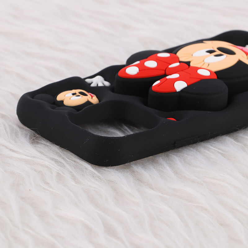 قاب سیلیکونی آیفون iPhone 12 / 12 Pro پاپ سوکت دار طرح Mickey & Minnie Mouse - 4