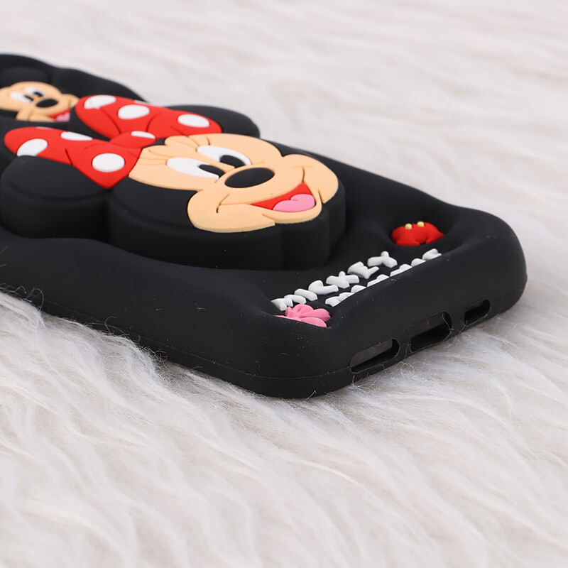 قاب سیلیکونی آیفون iPhone 12 / 12 Pro پاپ سوکت دار طرح Mickey & Minnie Mouse - 5