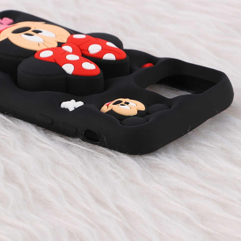 قاب سیلیکونی آیفون iPhone 12 / 12 Pro پاپ سوکت دار طرح Mickey & Minnie Mouse - 6