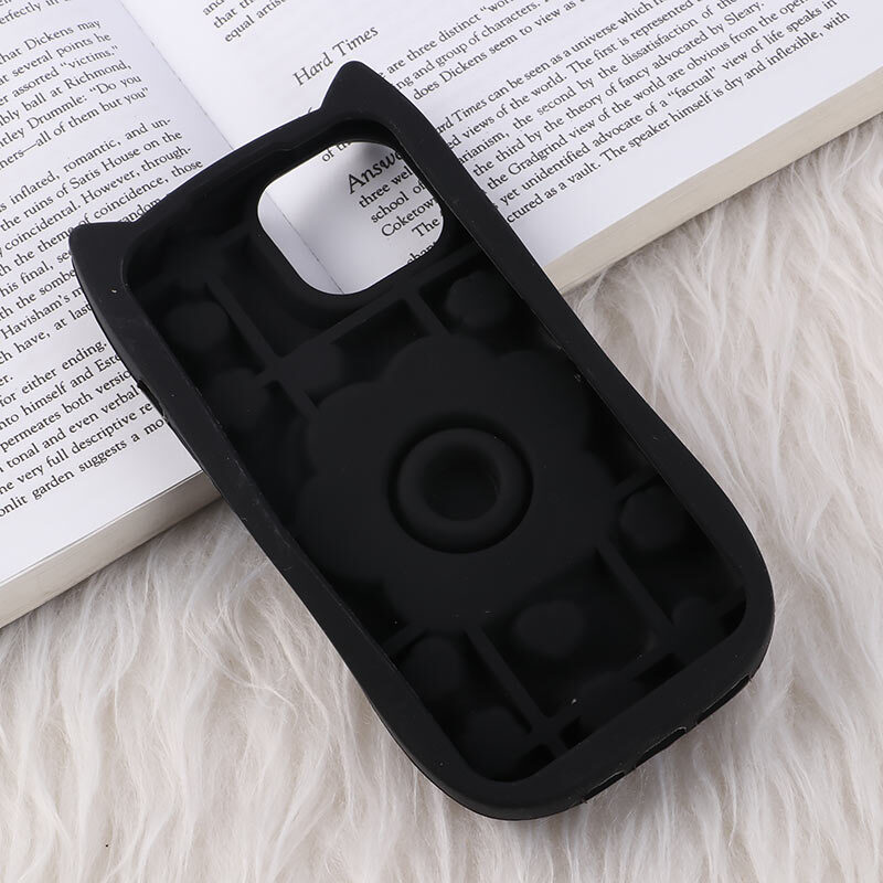 قاب سیلیکونی آیفون iPhone 13 / 14 پاپ سوکت دار گوش دار طرح پنجه - 3